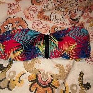 Tropical bikini top